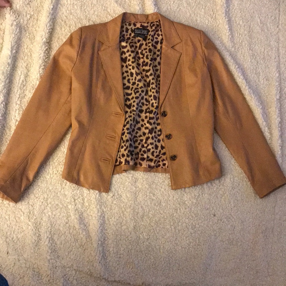 Genuine leather jacket 👑